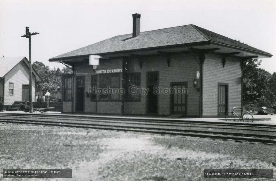 Postcard: Railroad Station, South Duxbury, Massachusetts